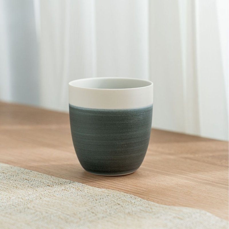 Nichijuku Series Teacup - Cups - Porcelain Gray