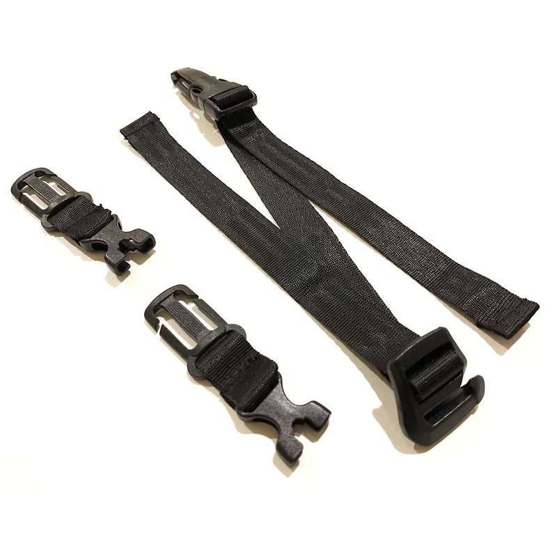 X-Buckle - Slash Bag accessory - กระเป๋าแมสเซนเจอร์ - ไนลอน สีดำ