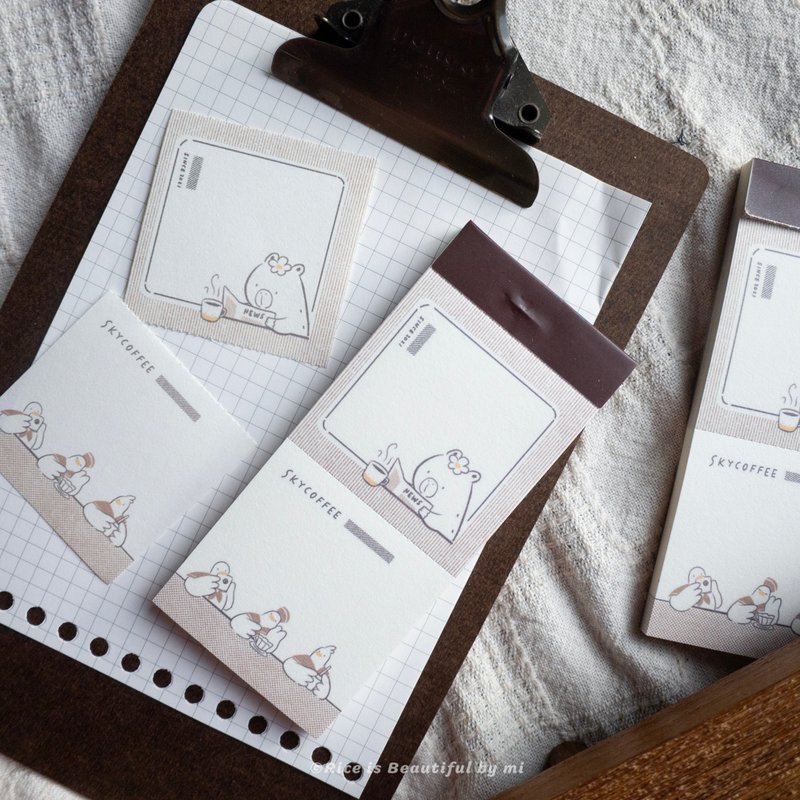 SKYCOFFEE Morning 撕線便簽本 - 便條紙/便利貼 - 紙 