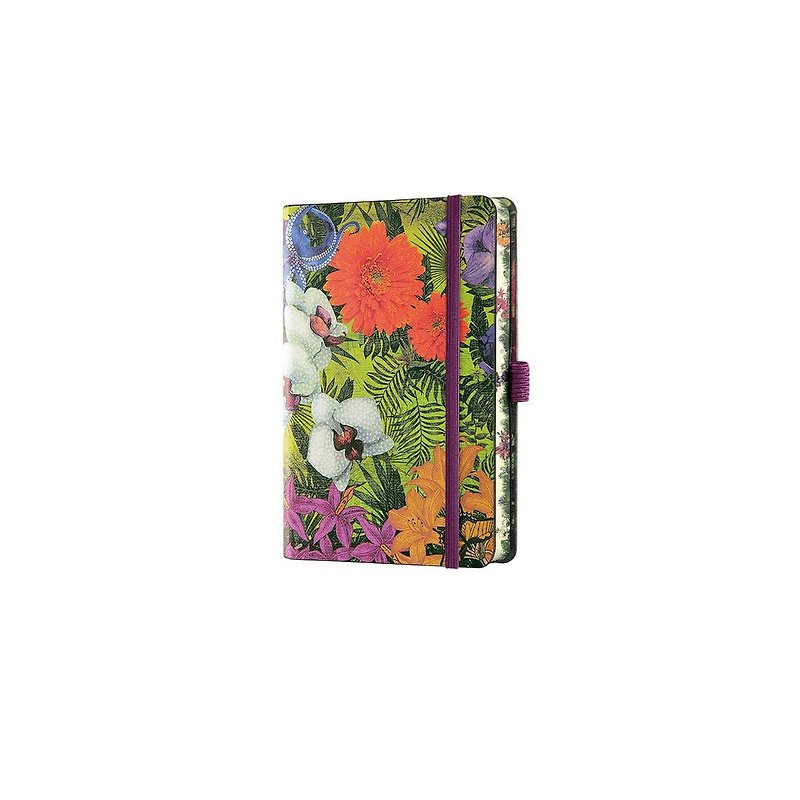 [Graduation gift] Size A6│Orchid. Octopus│192 pages|Horizontal line│Italy - Notebooks & Journals - Paper 