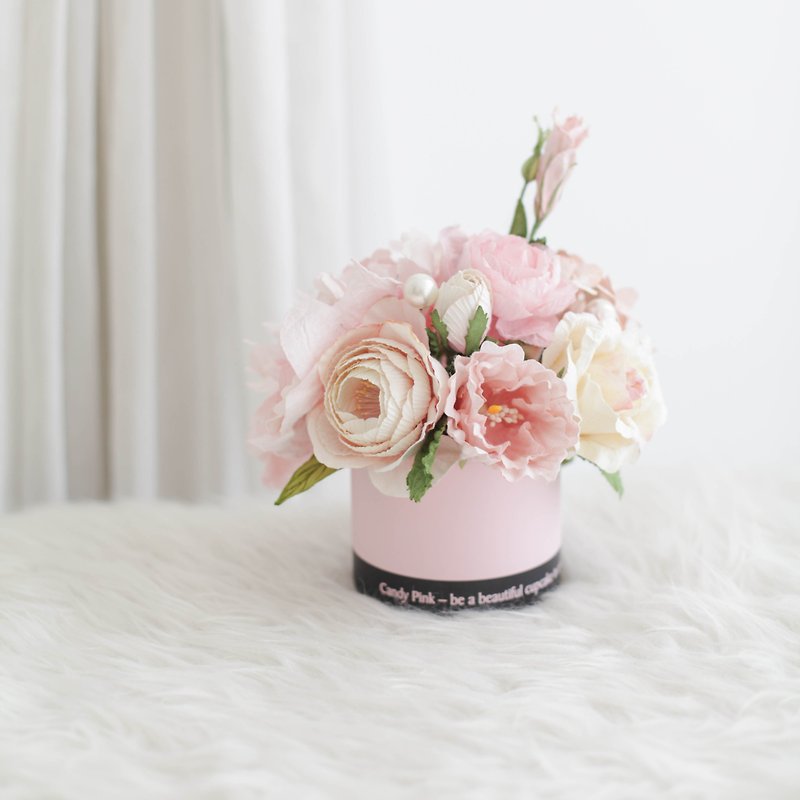 Candy Pink - Be a Cupcake!  Aromatic medium gift box with paper bag - 香氛/精油/擴香 - 紙 粉紅色