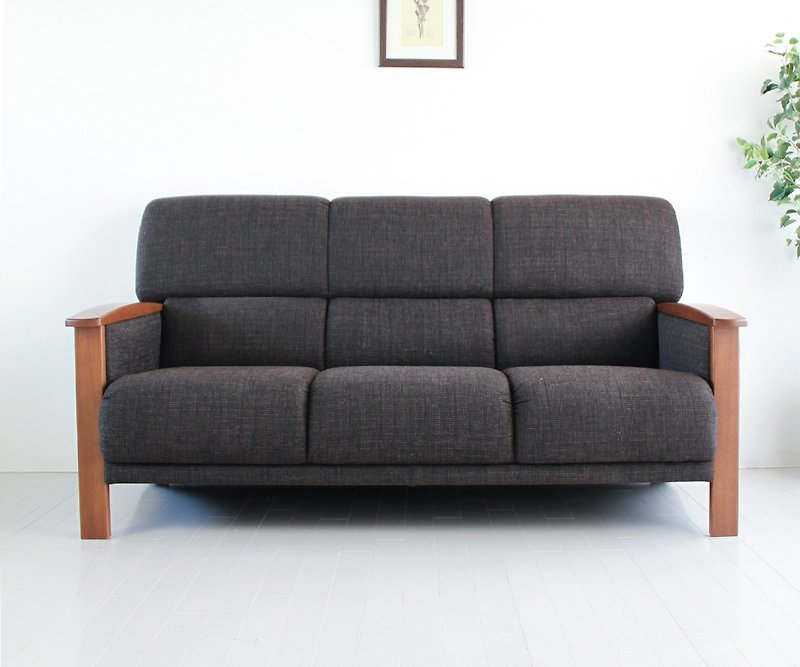Asahikawa Furniture Miyata Industry DEREK - เก้าอี้โซฟา - ไม้ สีนำ้ตาล