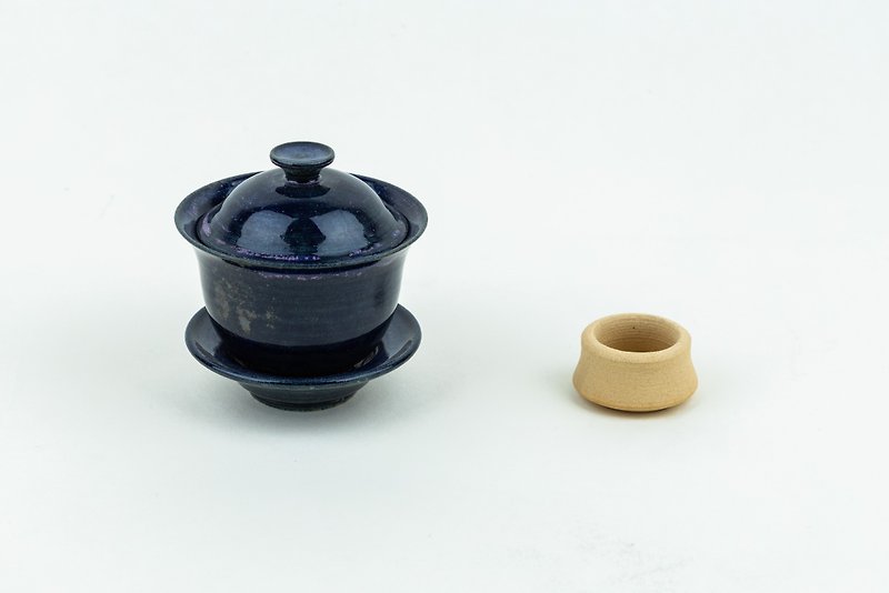 小さな蓋付きボウル - ブルー - 急須・ティーカップ - 陶器 ブルー
