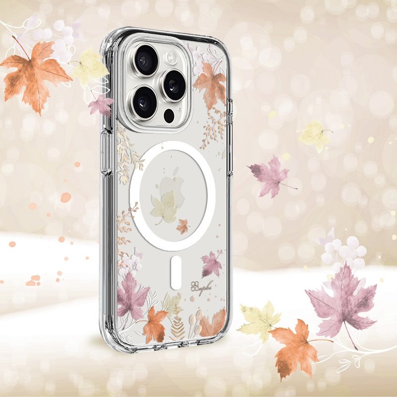 iPhone 16/15/14/13/12/11 series thin and light military-standard anti-fall magnetic phone case-Four Seasons-Autumn - เคส/ซองมือถือ - วัสดุอื่นๆ หลากหลายสี