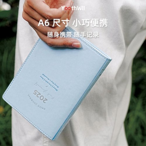 YouthWill 1日1ページ 2025年 A6 ダイアリー メモ帳 - ショップ