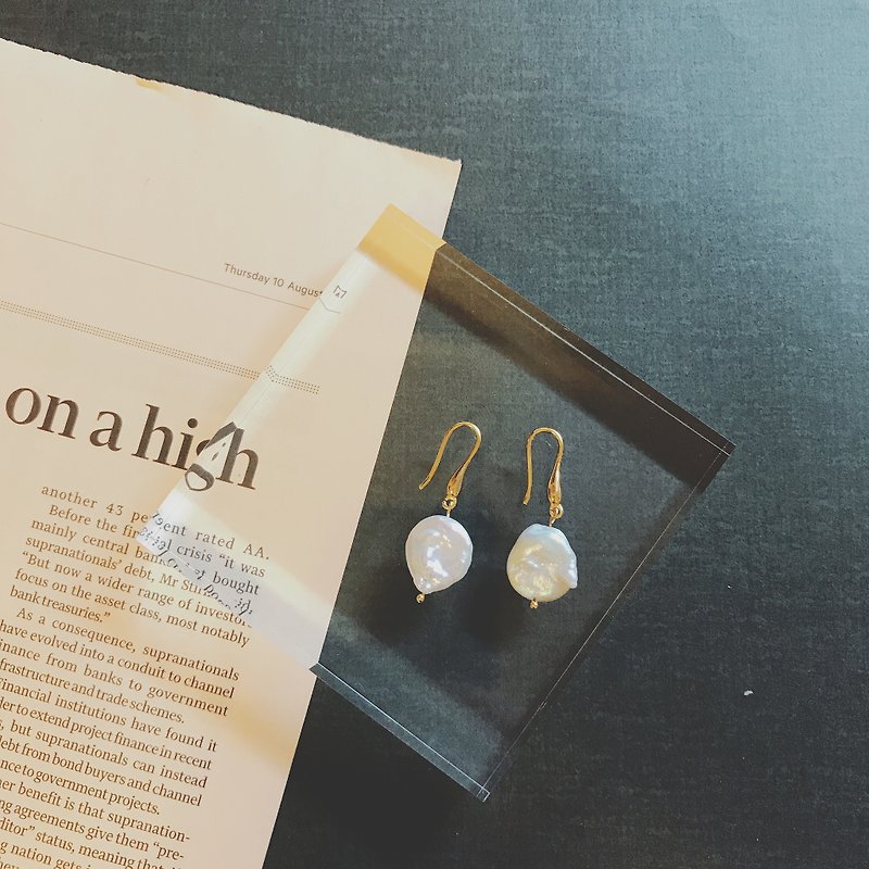 Classic Elegance Sea Cultured Pearl Earrings - Earrings & Clip-ons - Gemstone 