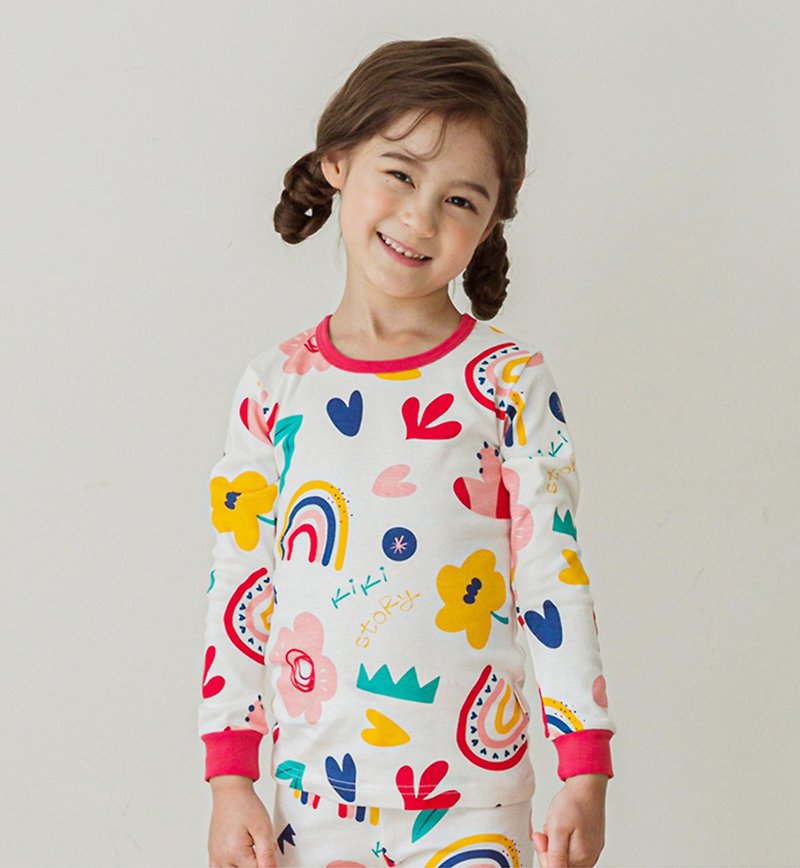 [Opening Discount] Colorful Rainbow Garden-Autumn Comfort Cotton Long Sleeve Korean Children&#39;s Clothing-K19230