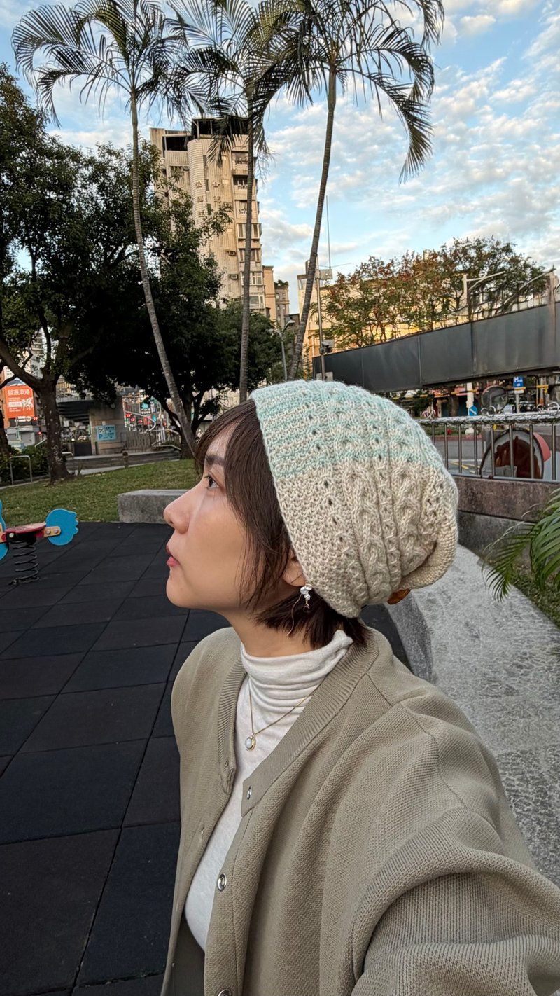 Two-tone Bobble Stitch - Hats & Caps - Wool Multicolor