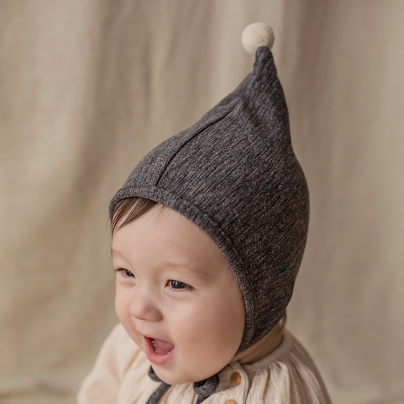 Happy Prince Korean Izi baby elf hat baby hat - หมวกเด็ก - ผ้าฝ้าย/ผ้าลินิน หลากหลายสี