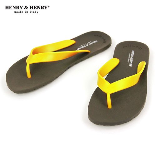 HENRY&HENRY Lime/Maroon Flipper Slipper