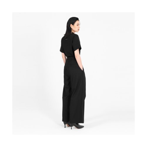 Draped Wrap Wide Leg Trousers - Shop (She)nanigans