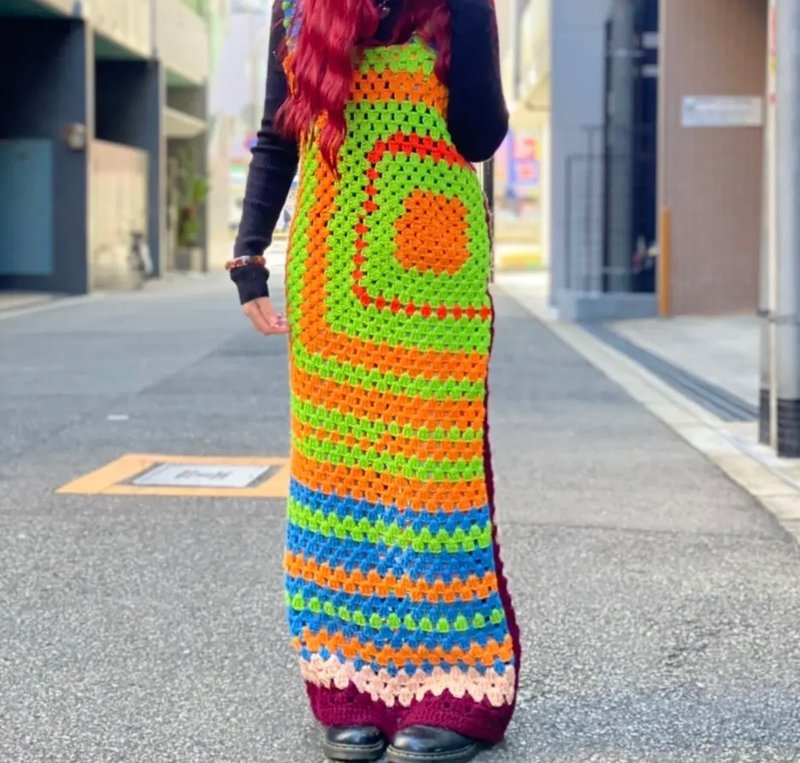 Granny Dress - One Piece Dresses - Other Materials 