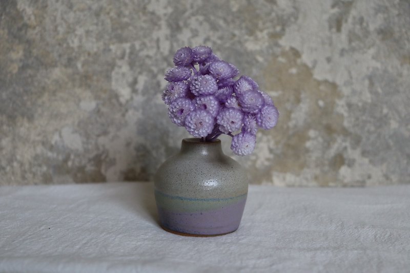 陶器 花瓶・植木鉢 パープル - 母の日限定ギフトボックス-小さな花-パラダイス