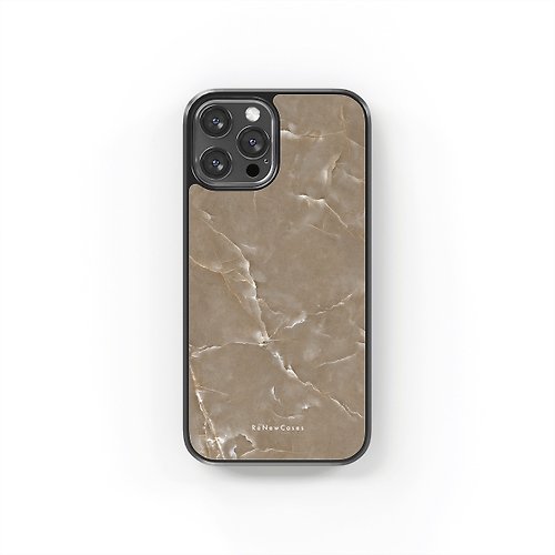 ReNewCases 環保 再生材料 iPhone 三合一防摔手機殼 巧克力色大理石紋