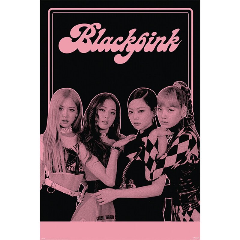 Blackpink (Kill This Love) – 英國進口海報 - 海報/掛畫/掛布 - 其他材質 粉紅色