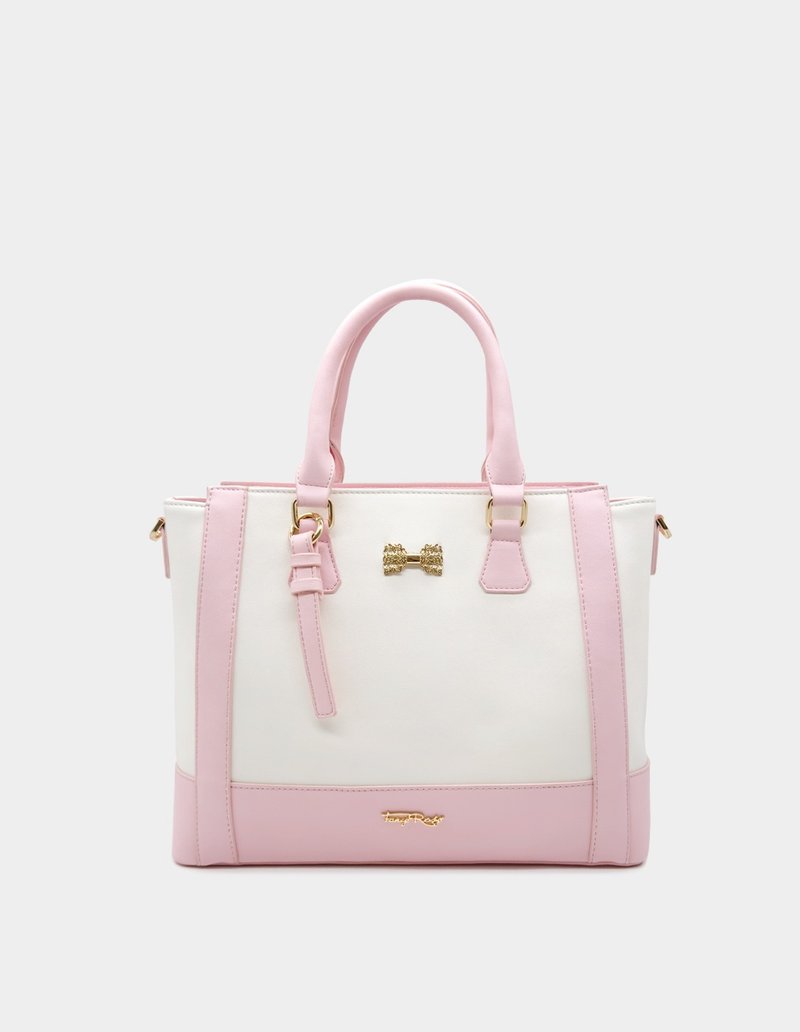 Velour Arc Tote 蝴蝶結扣手挽側揹袋 - 側背包/斜背包 - 其他材質 多色