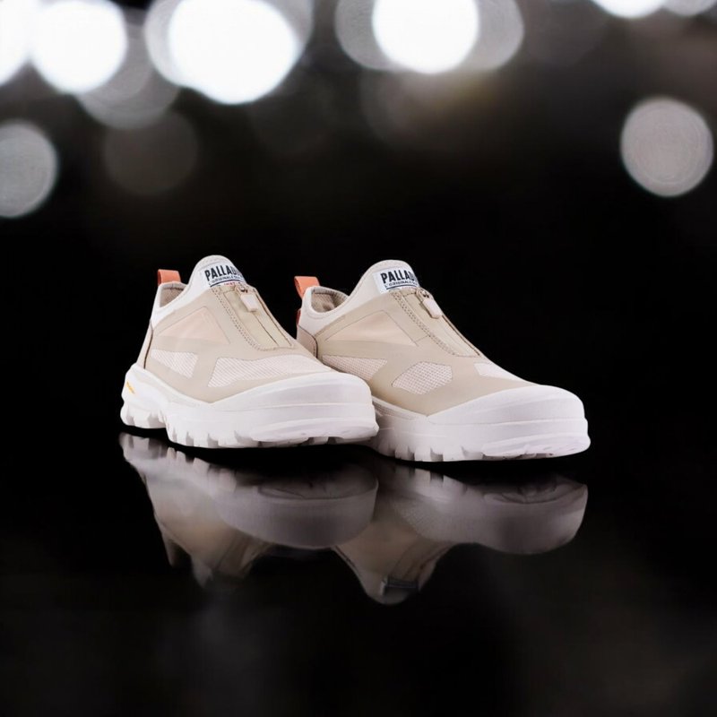 PALLADIUM PALLADIDER AMPHI WPA Vibram拉鍊低筒防水 奶茶 79374 - 雨鞋/防水鞋 - 其他材質 