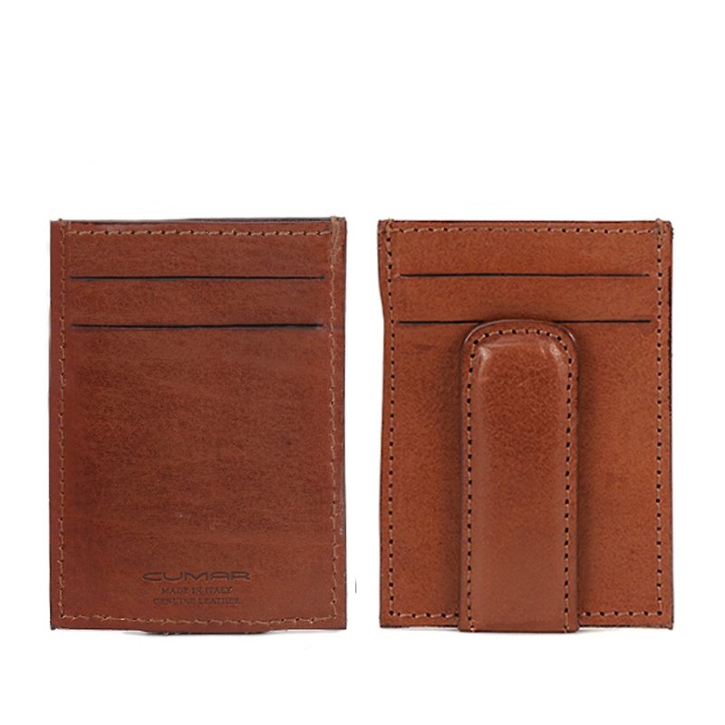 CUMAR FIRENZE SHORT WALLET - Wallets - Genuine Leather Brown