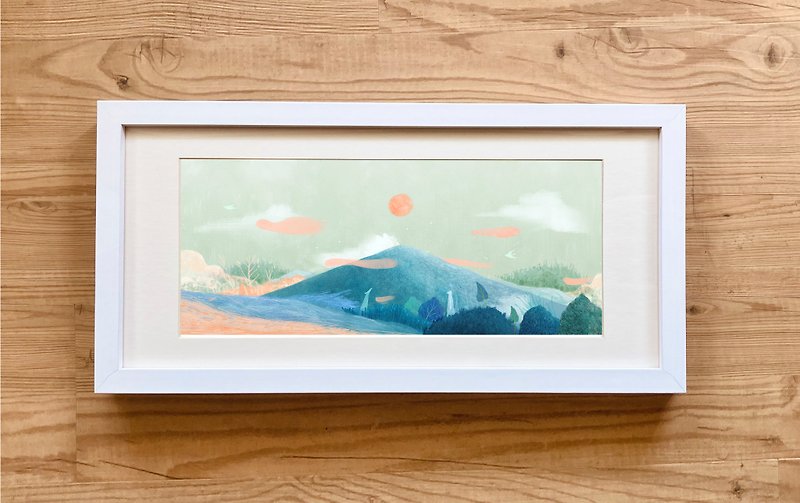 Painting-The Softness of the Mountain - Posters - Paper 