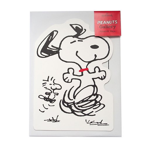 205剪刀石頭紙 Snoopy超大張日本卡 快樂史努比【Hallmark-Peanuts多用途】