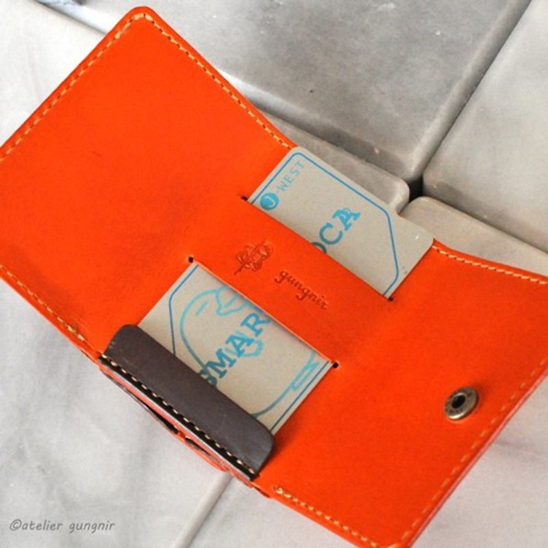 More compact tri-fold wallet No.1 Buttero - กระเป๋าสตางค์ - หนังแท้ หลากหลายสี