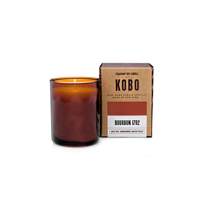 [KOBO] American Soybean Oil Candle-American Whiskey (85g / 20hr) - Candles & Candle Holders - Wax Brown