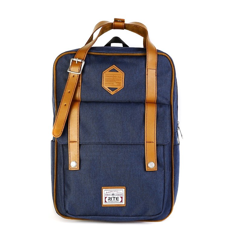 2017 Twin Series - Walking Bag (L) - Deep Cowboy - Backpacks - Waterproof Material Blue