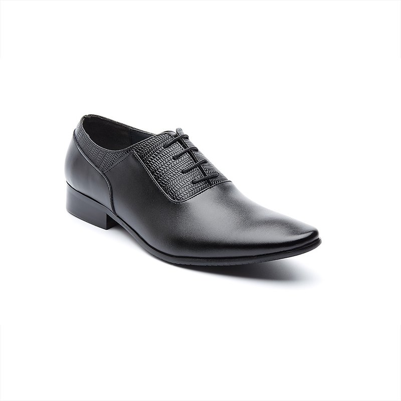 Kings Collection Ripley Leather Shoes KG80018 Black - Men's Leather Shoes - Genuine Leather Black