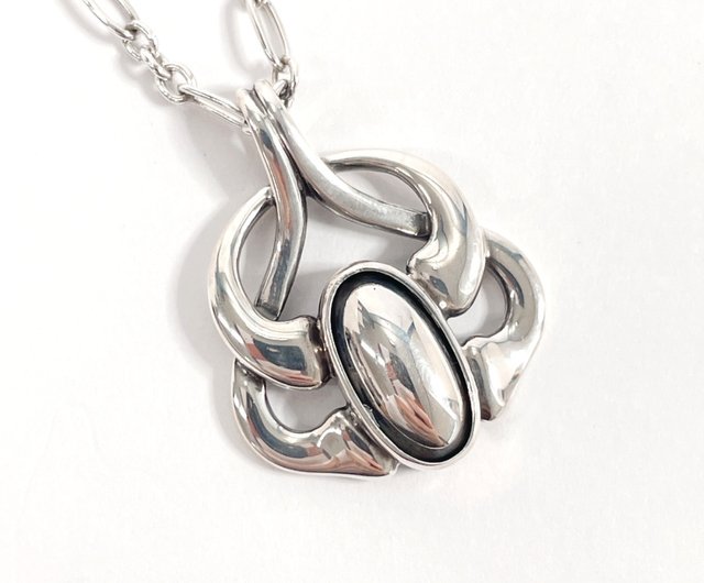 ジョージジェンセン ピーク トライアングル ネックレス 925 GEORG