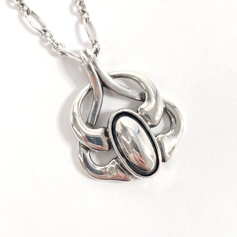 【日本直送 中古美品】ジョージジェンセン Georg Jensen ネックレス 2006 ヘリテージ コレクション シルバー925 シルバー 新品仕上げ済み - 項鍊 - 純銀 銀色