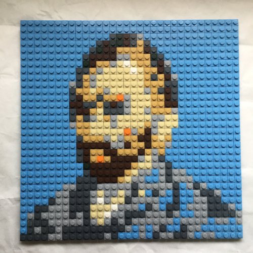 brickaproject 名畫積木馬賽克拼圖