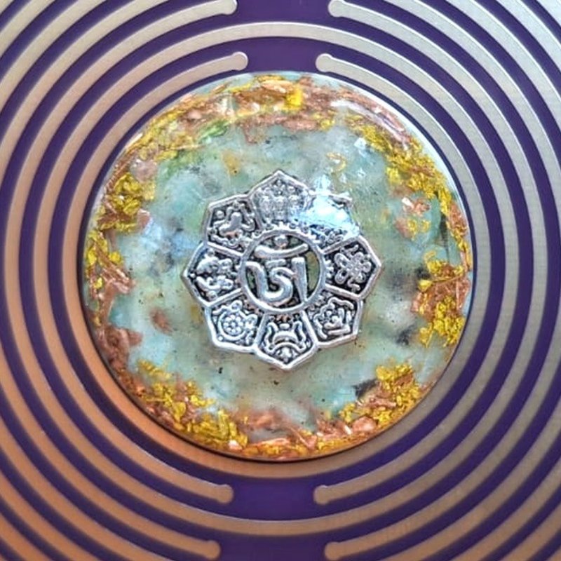 OM 半球體奧剛隨身盤 | 附絨袋 - 其他 - 水晶 銀色