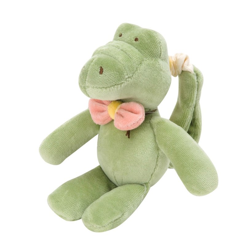 Organic Cotton Hanging Doll Ali Crocodile miYim - ของเล่นเด็ก - ผ้าฝ้าย/ผ้าลินิน สีเขียว