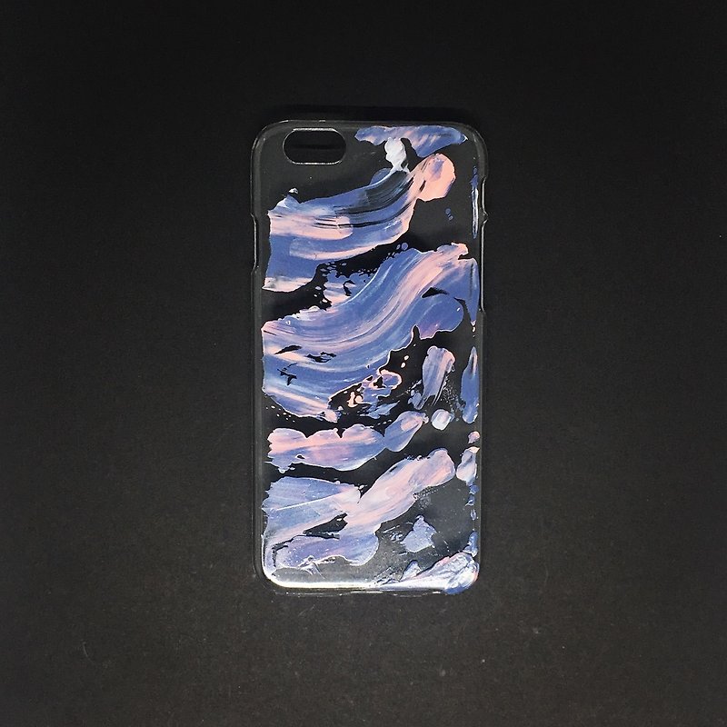 Acrylic 手繪抽象藝術手機殼 | iPhone 6/6s |  Raging - 手機殼/手機套 - 壓克力 粉紅色