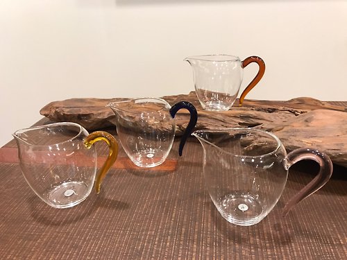 豐曜-陶藝廊·茶空間 玻璃寶瓶茶海(五色可選)