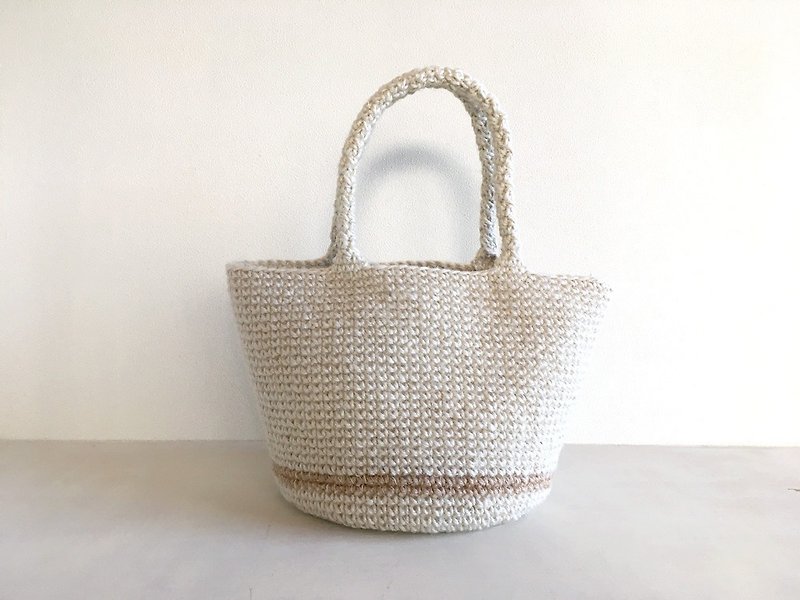 Twine Bag White Made-to-Order - Handbags & Totes - Cotton & Hemp White