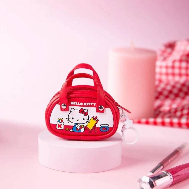 HELLO KITTY造型悠遊卡-復古手提袋(3D) - 造型悠遊卡/交通卡 - 其他材質 
