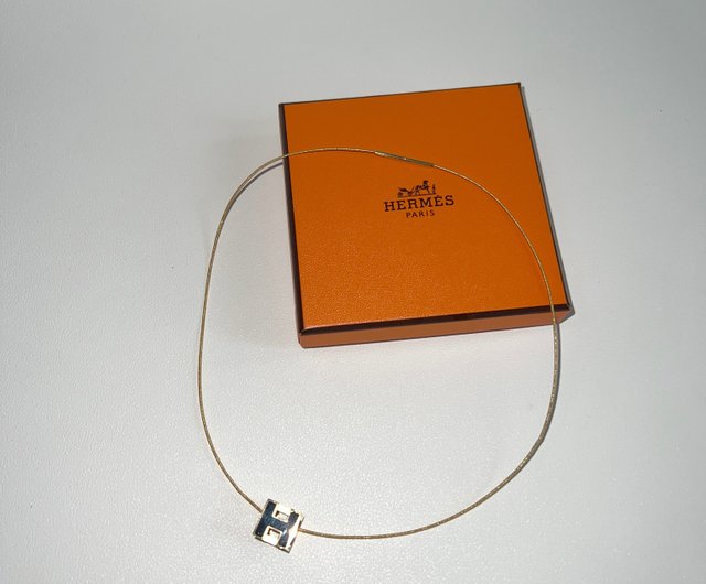 Online Hermes OT collar bone necklace