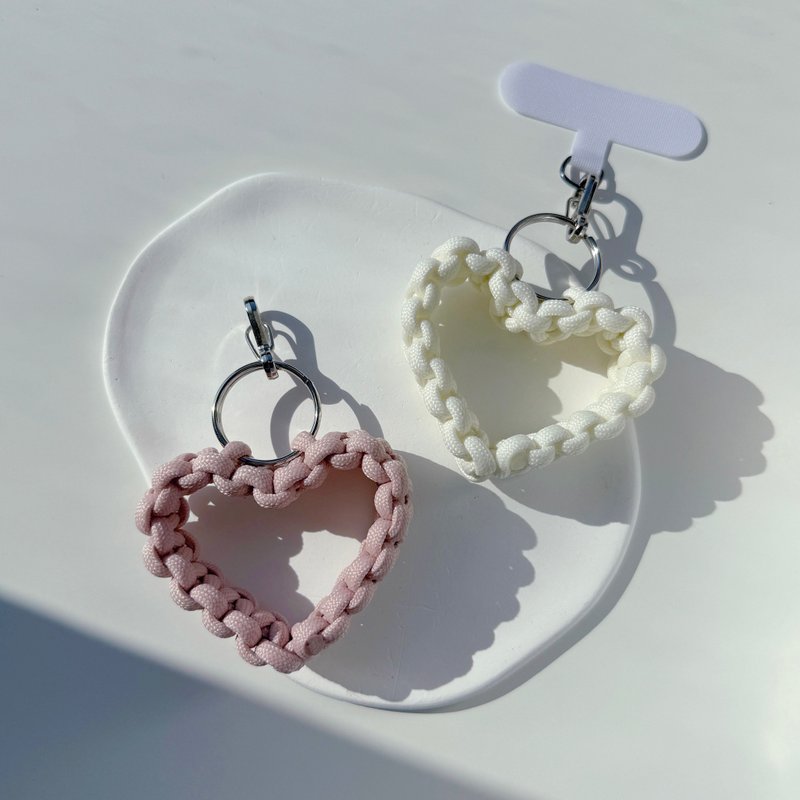Sweet heart oil painting  | 愛心萬用掛件 - 掛繩/吊繩 - 尼龍 