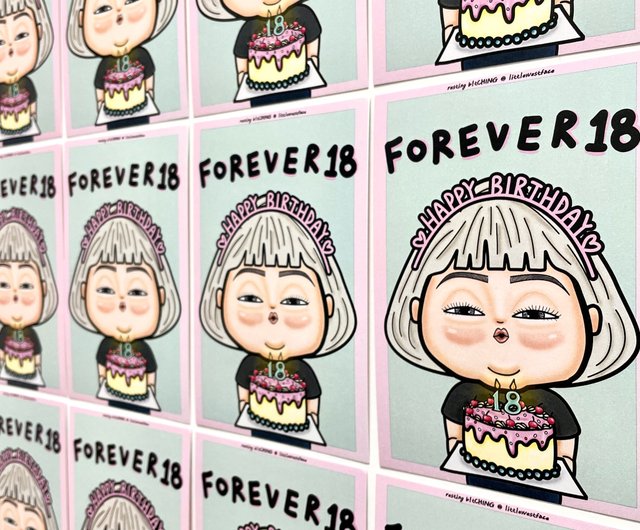 HELLO YELLOW D.W.ニコルズ サイン入り おまけポストカード付き 小西ポストカード バースデーカード FOREVER 18 - ショップ