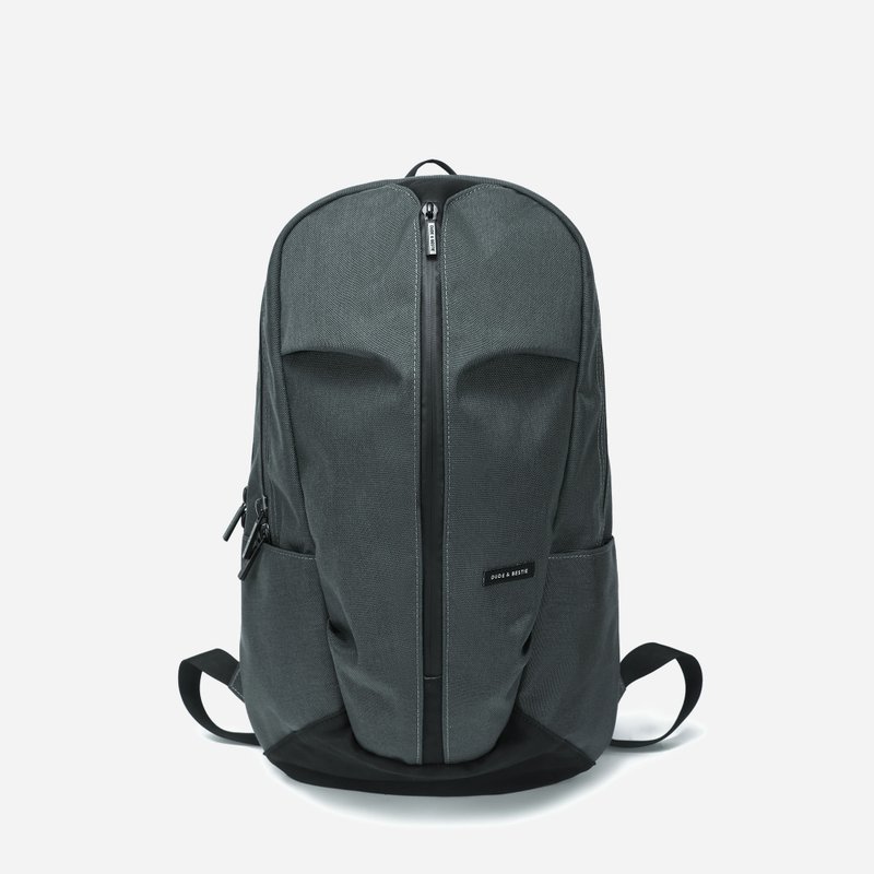 Boys Backpack Sports Style Waterproof Material Computer Backpack Skater - Dark Gray - กระเป๋าเป้สะพายหลัง - ไนลอน สีเทา