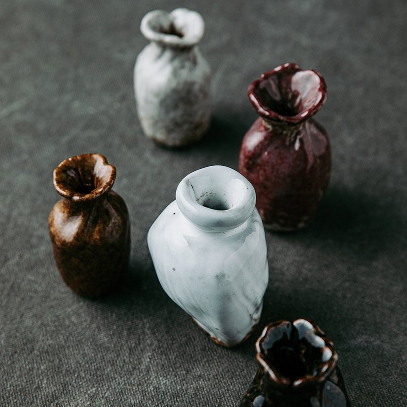 【寶來陶】山脈自然花入 - 茶壺/茶杯/茶具 - 陶 