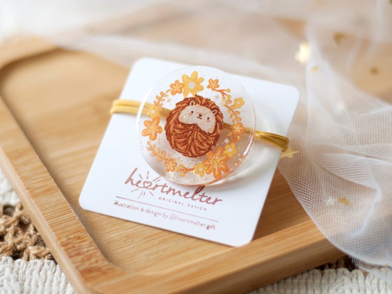 Original design hedgehog hair tie - เครื่องประดับผม - อะคริลิค 