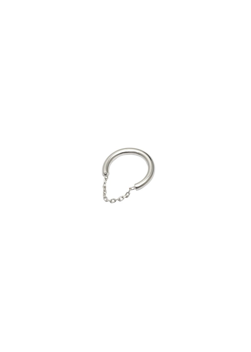 003.RING (Silver) - 戒指 - 銅/黃銅 銀色
