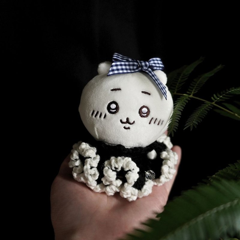 黑曜星淚-露珠日夜 娃衣 吉伊卡哇 ちいかわ Chiikawa 10cm - 玩偶/公仔 - 棉．麻 黑色