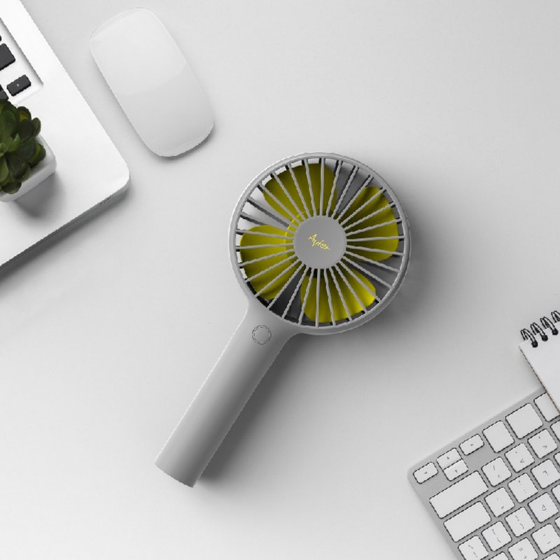 Avier COLOR MIX Hush テーブルスタンド/手持ち扇風機/やおやんブラック - 扇風機 - プラスチック グレー