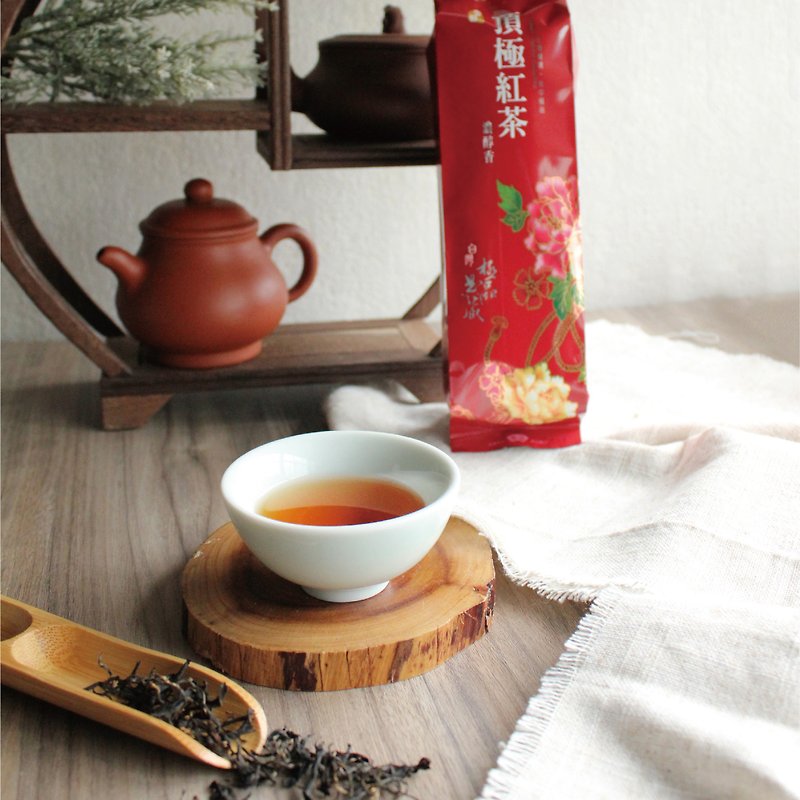 Lishan small-leaf black tea | Taiwanese specialty tea | Lishan high mountain tea area | Fragrant and elegant - Tea - Other Materials Red