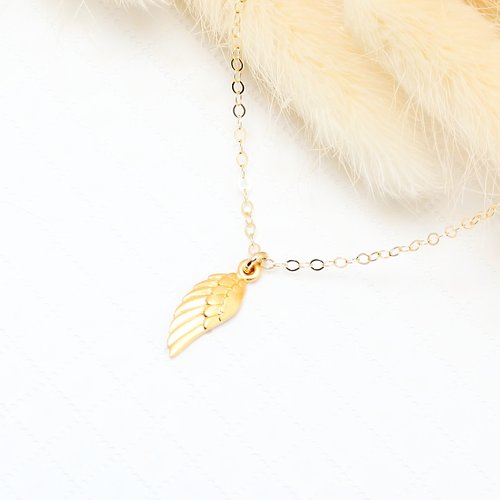 Angel & Me 珠寶銀飾 天使的翅膀 Wing s925 純銀 厚鍍 24k純金 項鍊 生日 禮物