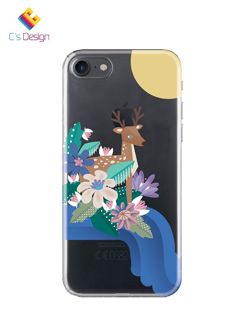 Grassland Fawn Transparent Phone Case for iPhone Samsung Huawei Sony Xiaomi - Phone Cases - Plastic 