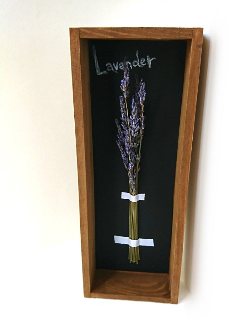 Plant specimen box dry flower (lavender version.) - ตกแต่งผนัง - ไม้ สีม่วง